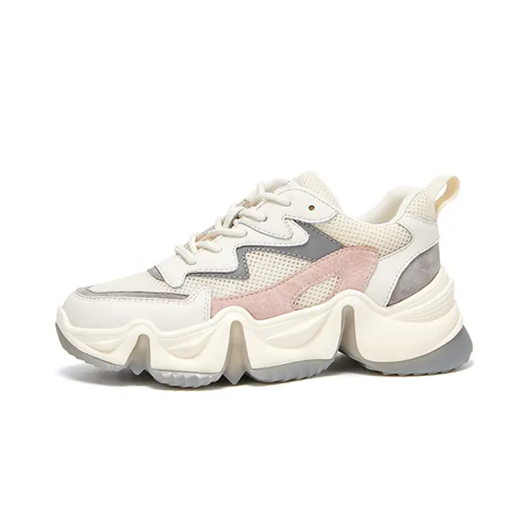 Hot Selling Summer Lace-up Mesh Breathable Walking Shoes for Girls Featured Image